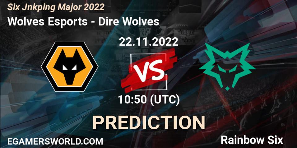 Pronóstico Wolves Esports - Dire Wolves. 23.11.22, Rainbow Six, Six Jönköping Major 2022