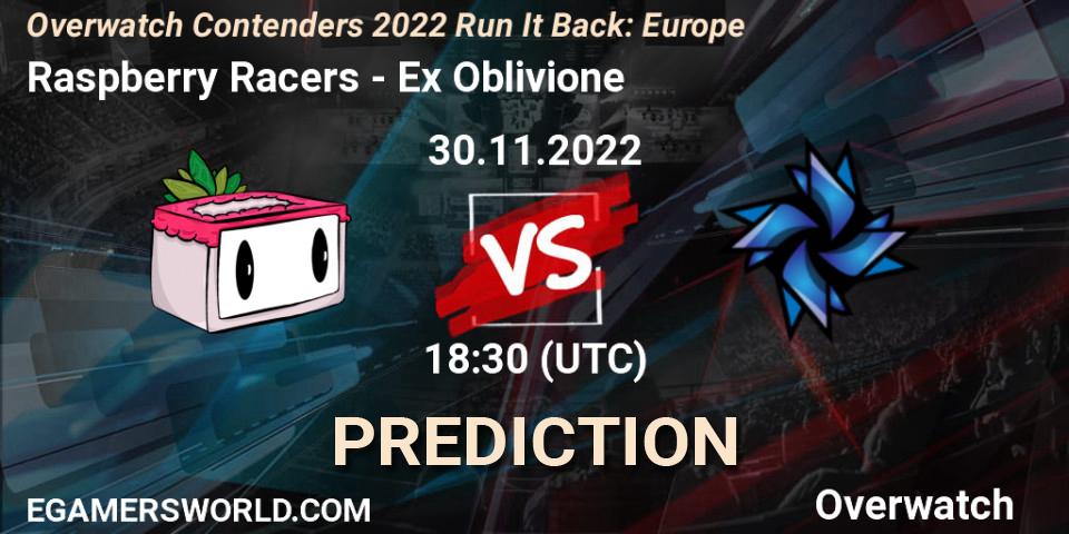 Pronóstico Raspberry Racers - Ex Oblivione. 28.11.2022 at 17:00, Overwatch, Overwatch Contenders 2022 Run It Back: Europe