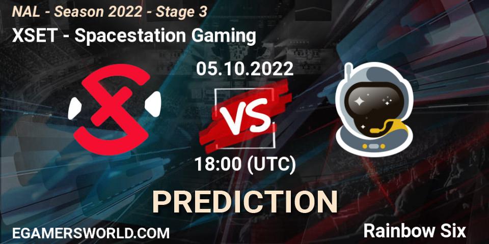 Pronóstico XSET - Spacestation Gaming. 05.10.2022 at 18:00, Rainbow Six, NAL - Season 2022 - Stage 3