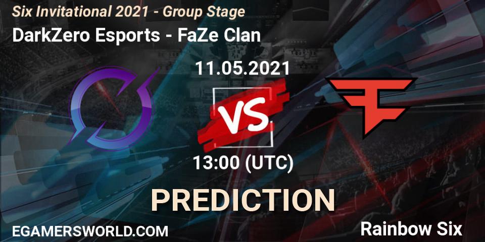 Pronóstico DarkZero Esports - FaZe Clan. 11.05.2021 at 12:00, Rainbow Six, Six Invitational 2021 - Group Stage