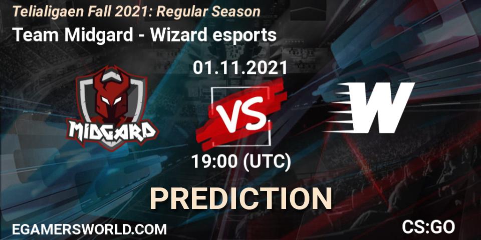 Pronóstico Team Midgard - Wizard esports. 01.11.2021 at 19:00, Counter-Strike (CS2), Telialigaen Fall 2021: Regular Season