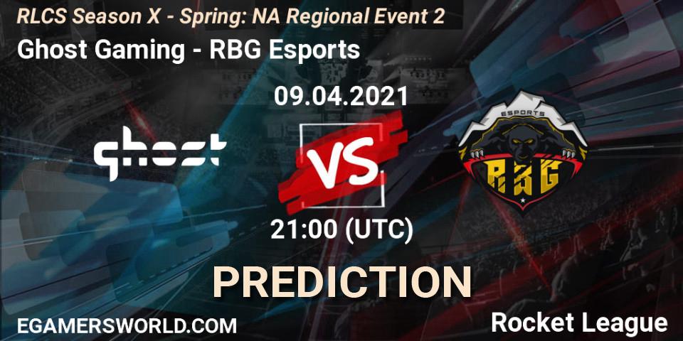 Pronóstico Ghost Gaming - RBG Esports. 09.04.2021 at 20:50, Rocket League, RLCS Season X - Spring: NA Regional Event 2