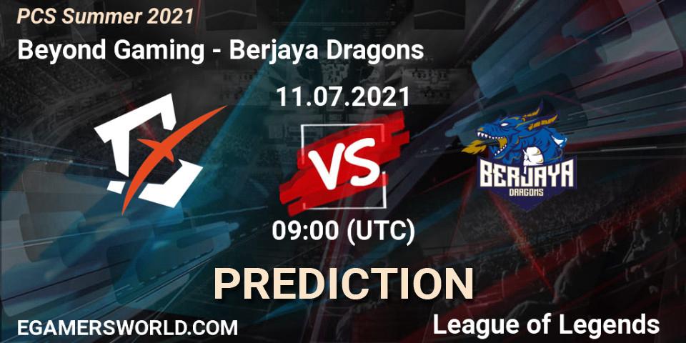 Pronóstico Beyond Gaming - Berjaya Dragons. 11.07.2021 at 09:20, LoL, PCS Summer 2021