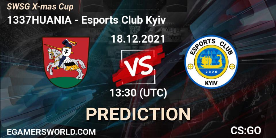 Pronóstico 1337HUANIA - Esports Club Kyiv. 18.12.21, CS2 (CS:GO), SWSG X-mas Cup