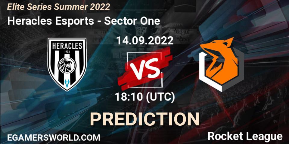 Pronóstico Heracles Esports - Sector One. 14.09.22, Rocket League, Elite Series Summer 2022