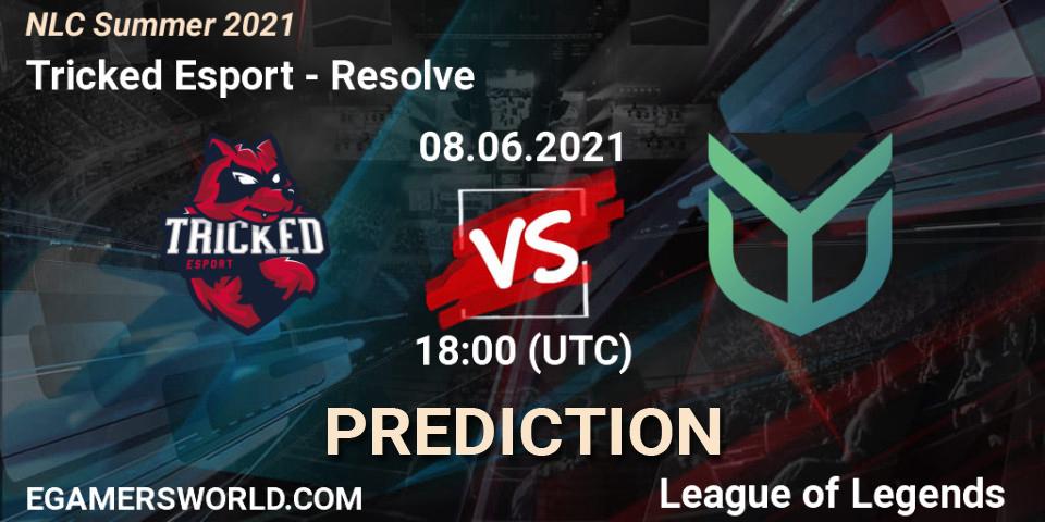 Pronóstico Tricked Esport - Resolve. 08.06.2021 at 18:00, LoL, NLC Summer 2021