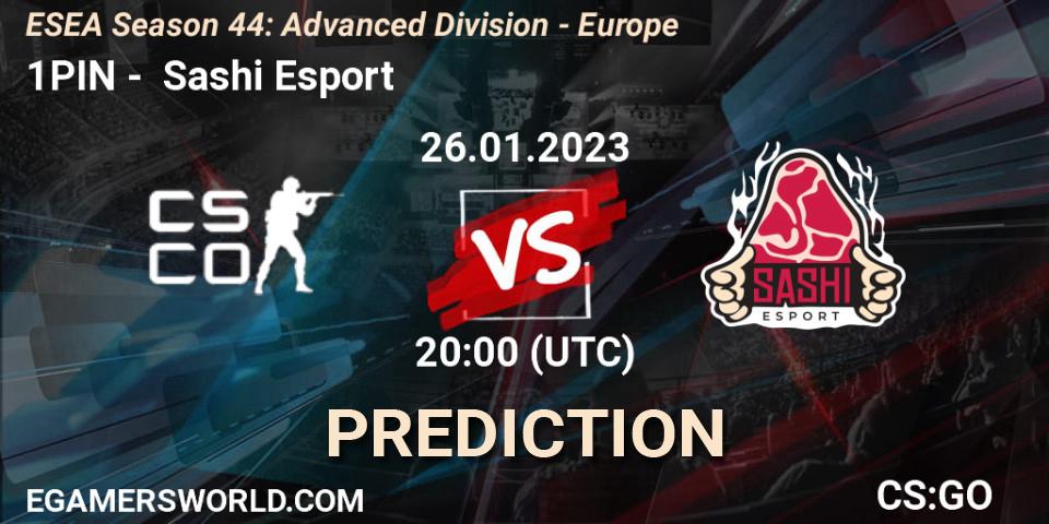 Pronóstico Coalesce - Sashi Esport. 01.02.23, CS2 (CS:GO), ESEA Season 44: Advanced Division - Europe