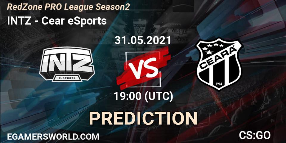 Pronóstico INTZ - Ceará. 31.05.2021 at 19:00, Counter-Strike (CS2), RedZone PRO League Season 2