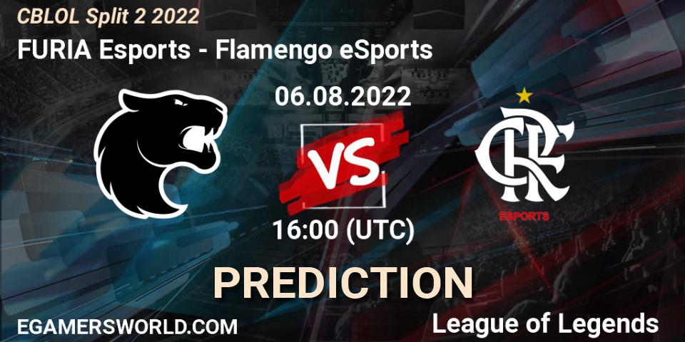 Pronóstico FURIA Esports - Flamengo eSports. 06.08.22, LoL, CBLOL Split 2 2022