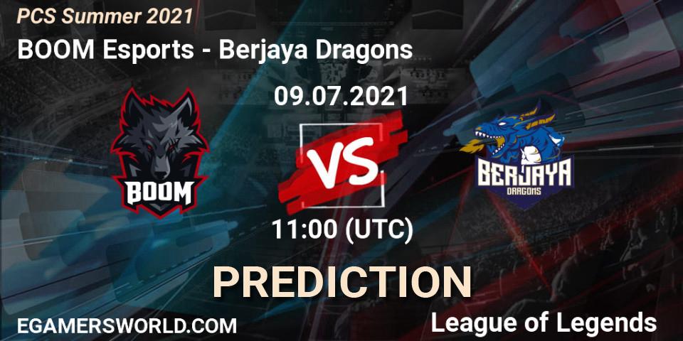 Pronóstico BOOM Esports - Berjaya Dragons. 09.07.2021 at 11:00, LoL, PCS Summer 2021
