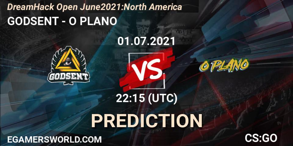 Pronóstico GODSENT - O PLANO. 01.07.21, CS2 (CS:GO), DreamHack Open June 2021: North America