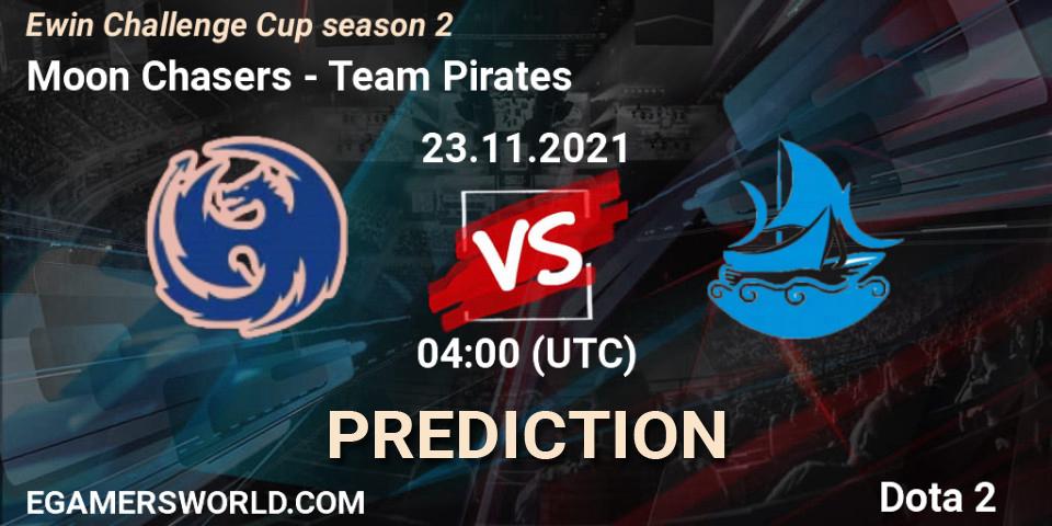 Pronóstico Moon Chasers - Team Pirates. 23.11.2021 at 04:09, Dota 2, Ewin Challenge Cup season 2