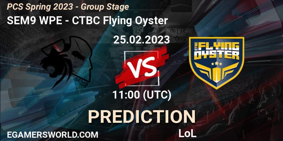 Pronóstico SEM9 WPE - CTBC Flying Oyster. 04.02.2023 at 13:15, LoL, PCS Spring 2023 - Group Stage