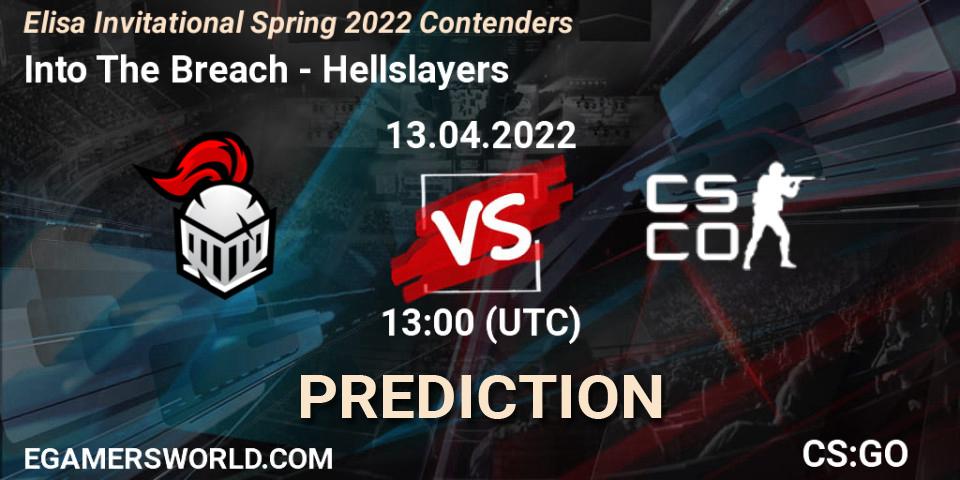 Pronóstico Into The Breach - Hellslayers. 13.04.2022 at 13:00, Counter-Strike (CS2), Elisa Invitational Spring 2022 Contenders