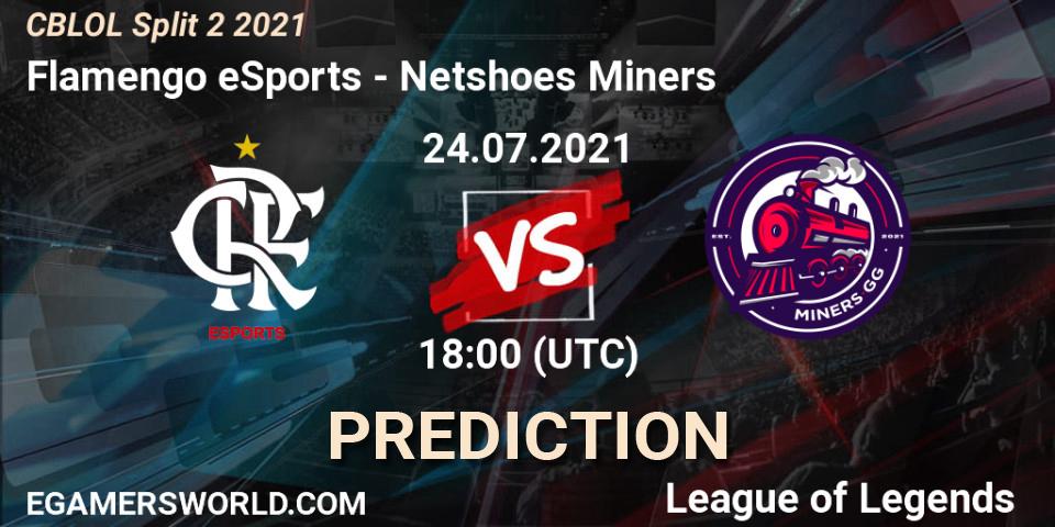 Pronóstico Flamengo eSports - Netshoes Miners. 24.07.2021 at 18:00, LoL, CBLOL Split 2 2021