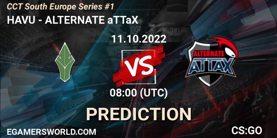 Pronóstico HAVU - ALTERNATE aTTaX. 11.10.2022 at 08:00, Counter-Strike (CS2), CCT South Europe Series #1