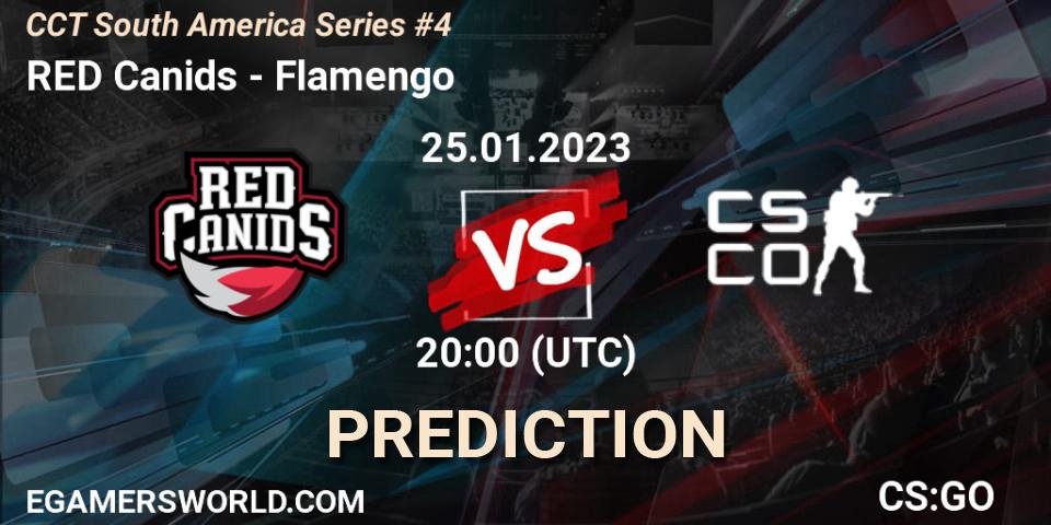 Pronóstico RED Canids - Flamengo. 25.01.23, CS2 (CS:GO), CCT South America Series #4