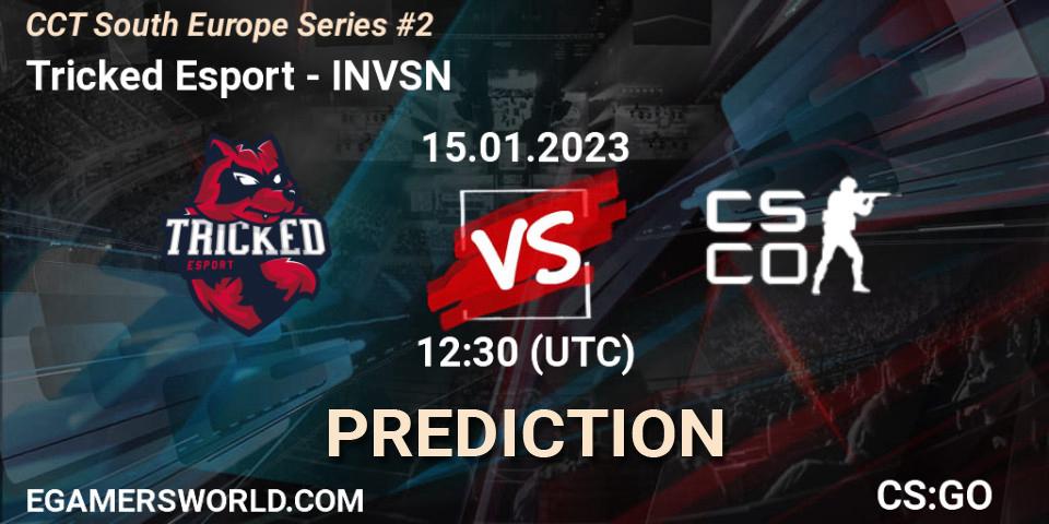 Pronóstico Tricked Esport - INVSN. 15.01.2023 at 12:30, Counter-Strike (CS2), CCT South Europe Series #2