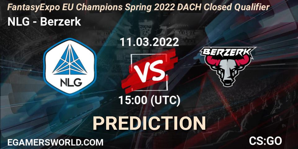 Pronóstico NLG - Berzerk. 11.03.2022 at 15:00, Counter-Strike (CS2), FantasyExpo EU Champions Spring 2022 DACH Closed Qualifier