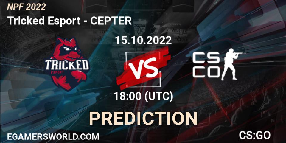 Pronóstico Tricked Esport - Alpha Gaming. 15.10.2022 at 18:10, Counter-Strike (CS2), NPF 2022
