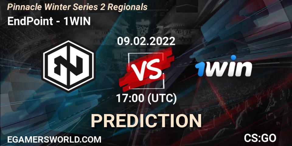Pronóstico EndPoint - 1WIN. 09.02.2022 at 17:00, Counter-Strike (CS2), Pinnacle Winter Series 2 Regionals