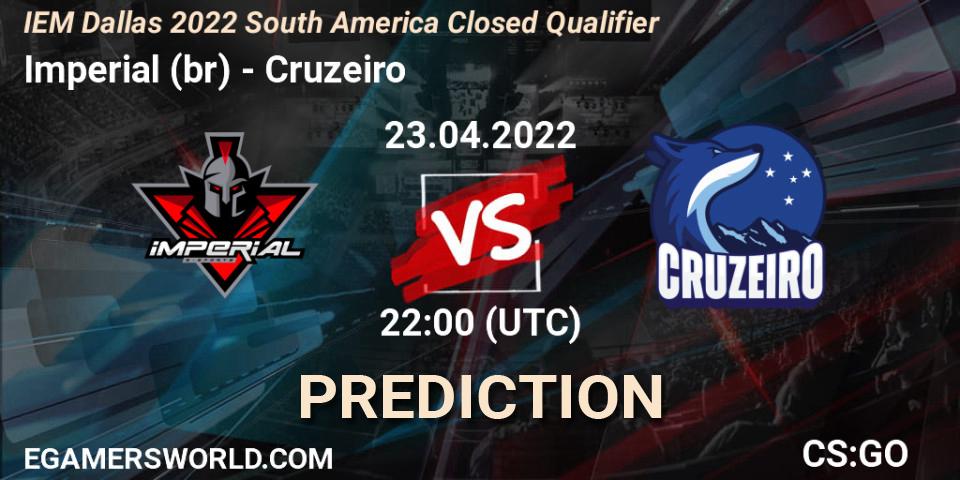Pronóstico Imperial (br) - Cruzeiro. 23.04.2022 at 22:25, Counter-Strike (CS2), IEM Dallas 2022 South America Closed Qualifier