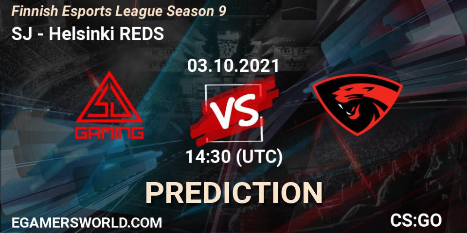 Pronóstico SJ - Helsinki REDS. 03.10.21, CS2 (CS:GO), Finnish Esports League Season 9