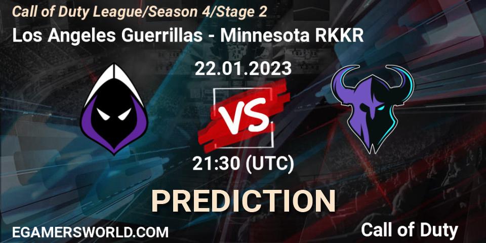 Pronóstico Los Angeles Guerrillas - Minnesota RØKKR. 22.01.2023 at 21:30, Call of Duty, Call of Duty League 2023: Stage 2 Major Qualifiers