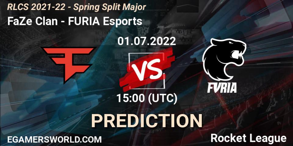Pronóstico FaZe Clan - FURIA Esports. 01.07.22, Rocket League, RLCS 2021-22 - Spring Split Major