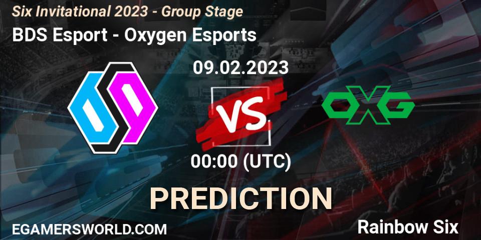 Pronóstico BDS Esport - Oxygen Esports. 09.02.23, Rainbow Six, Six Invitational 2023 - Group Stage