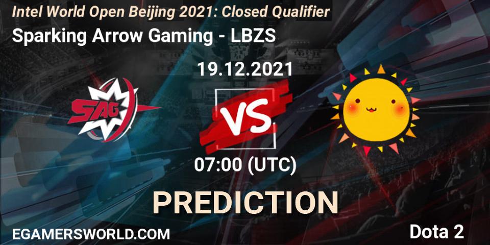 Pronóstico Sparking Arrow Gaming - LBZS. 19.12.2021 at 06:59, Dota 2, Intel World Open Beijing: Closed Qualifier