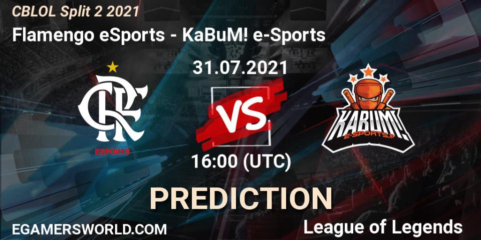 Pronóstico Flamengo eSports - KaBuM! e-Sports. 31.07.21, LoL, CBLOL Split 2 2021