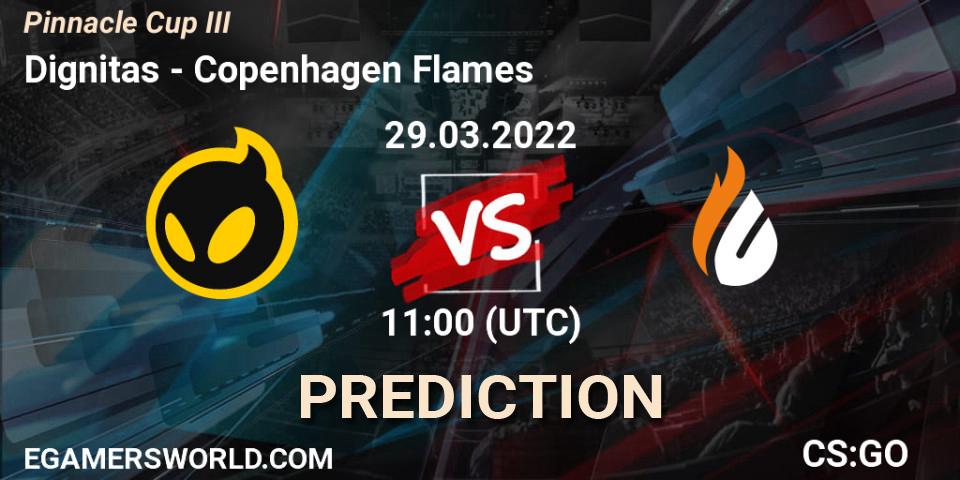 Pronóstico Dignitas - Copenhagen Flames. 29.03.22, CS2 (CS:GO), Pinnacle Cup #3