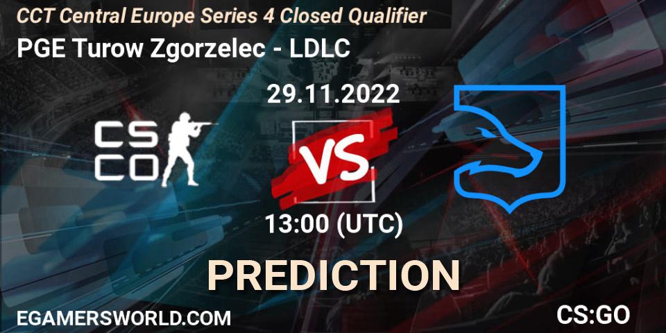 Pronóstico PGE Turow Zgorzelec - LDLC. 29.11.22, CS2 (CS:GO), CCT Central Europe Series 4 Closed Qualifier