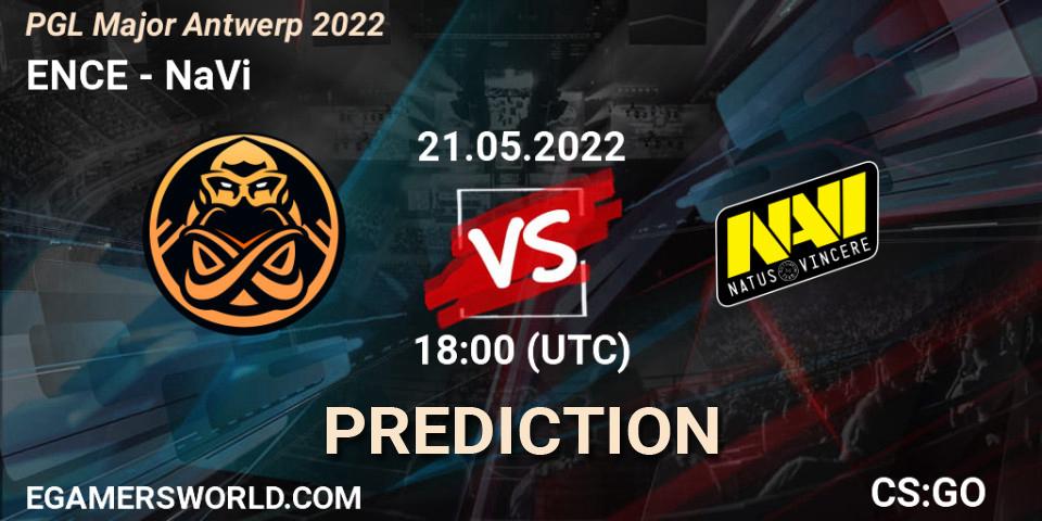 Pronóstico ENCE - NaVi. 21.05.2022 at 18:25, Counter-Strike (CS2), PGL Major Antwerp 2022