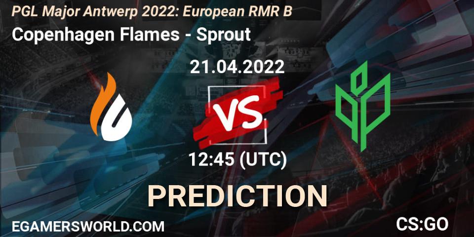 Pronóstico Copenhagen Flames - Sprout. 21.04.22, CS2 (CS:GO), PGL Major Antwerp 2022: European RMR B
