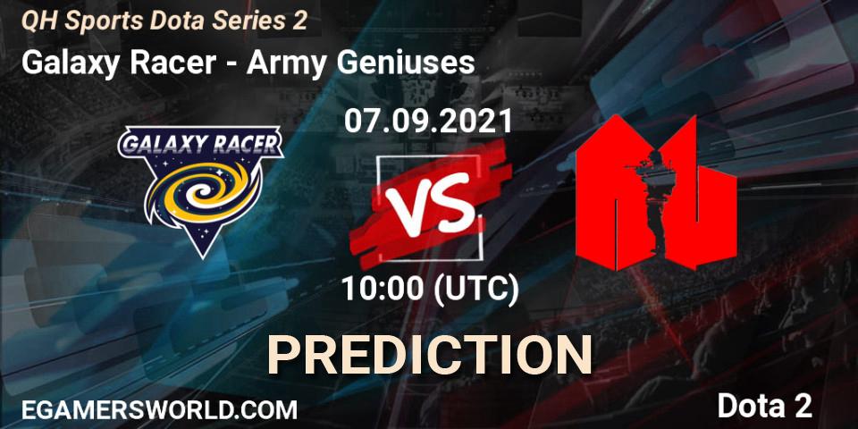 Pronóstico Galaxy Racer - Army Geniuses. 04.09.2021 at 06:02, Dota 2, QH Sports Dota Series 2