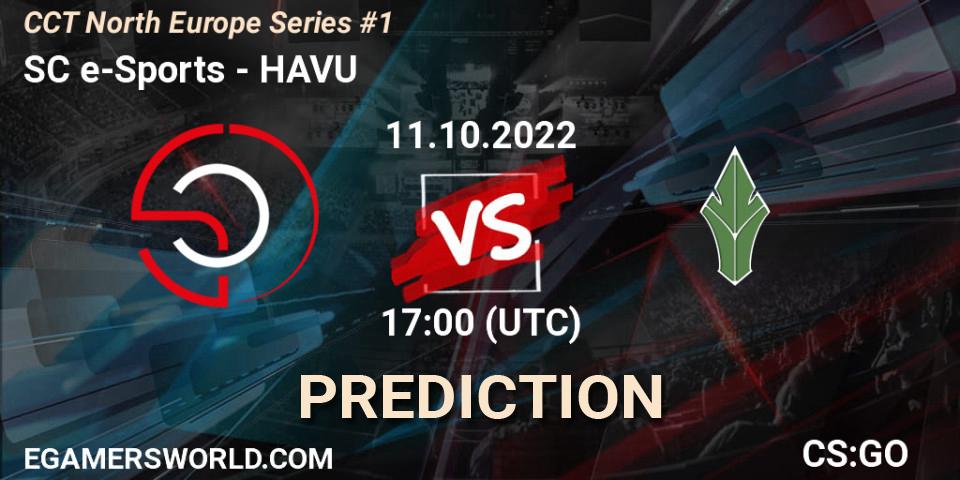 Pronóstico SC e-Sports - HAVU. 11.10.2022 at 17:00, Counter-Strike (CS2), CCT North Europe Series #1