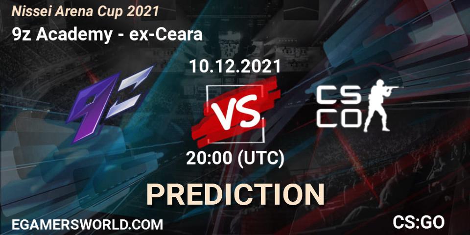 Pronóstico 9z Academy - ex-Ceara. 10.12.2021 at 21:00, Counter-Strike (CS2), Nissei Arena Cup 2021
