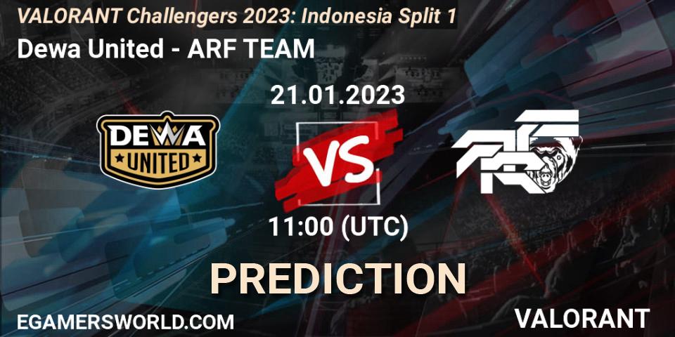 Pronóstico Dewa United - ARF TEAM. 21.01.2023 at 11:00, VALORANT, VALORANT Challengers 2023: Indonesia Split 1