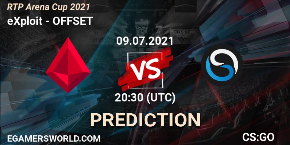 Pronóstico eXploit - OFFSET. 09.07.21, CS2 (CS:GO), RTP Arena Cup 2021