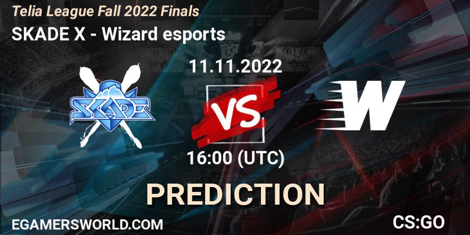 Pronóstico SKADE X - Wizard esports. 11.11.2022 at 16:00, Counter-Strike (CS2), Telia League Fall 2022 Finals