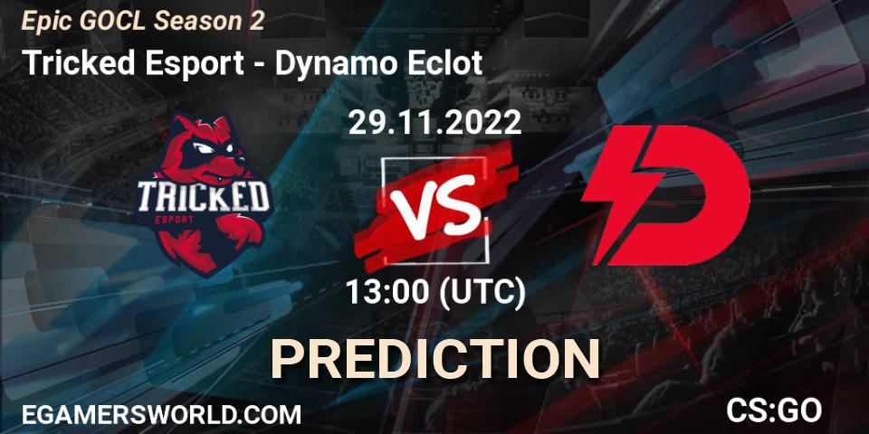 Pronóstico Tricked Esport - Dynamo Eclot. 29.11.22, CS2 (CS:GO), Epic GOCL Season 2