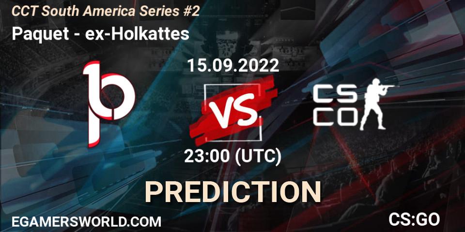 Pronóstico Paquetá - ex-Holkattes. 15.09.2022 at 23:00, Counter-Strike (CS2), CCT South America Series #2