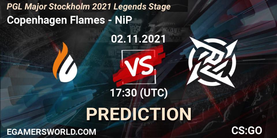 Pronóstico Copenhagen Flames - NiP. 02.11.2021 at 18:30, Counter-Strike (CS2), PGL Major Stockholm 2021 Legends Stage