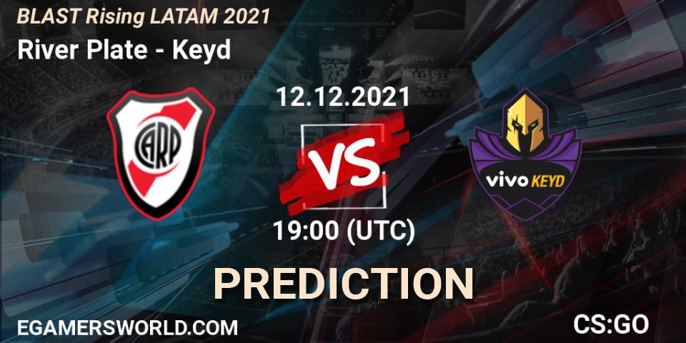 Pronóstico River Plate - Keyd. 12.12.21, CS2 (CS:GO), BLAST Rising LATAM 2021
