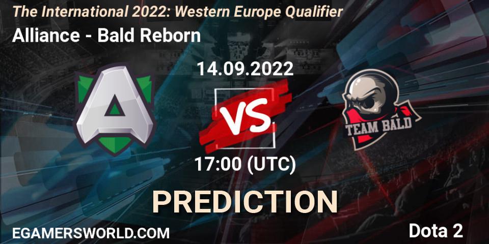 Pronóstico Alliance - Bald Reborn. 14.09.22, Dota 2, The International 2022: Western Europe Qualifier