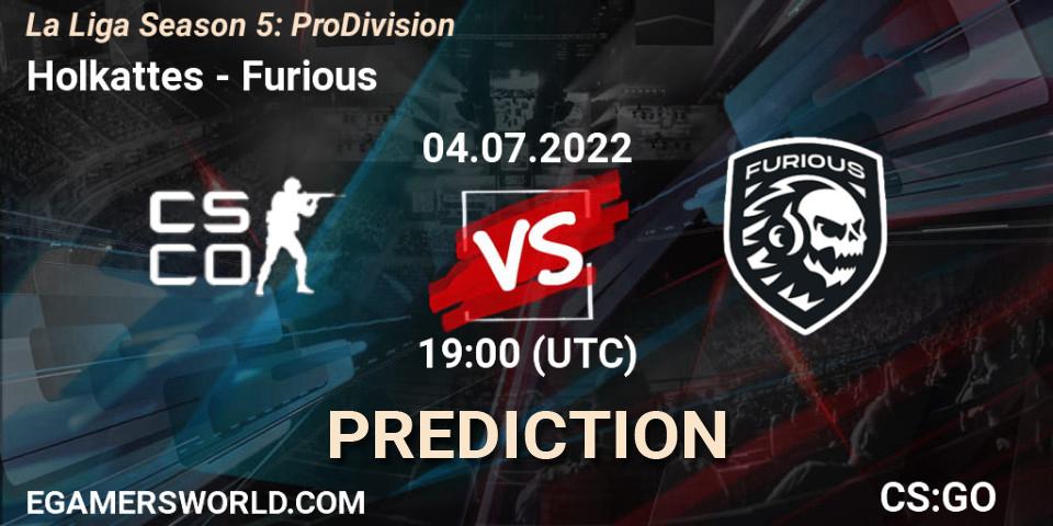 Pronóstico Holkattes - Furious. 04.07.2022 at 19:00, Counter-Strike (CS2), La Liga Season 5: Pro Division