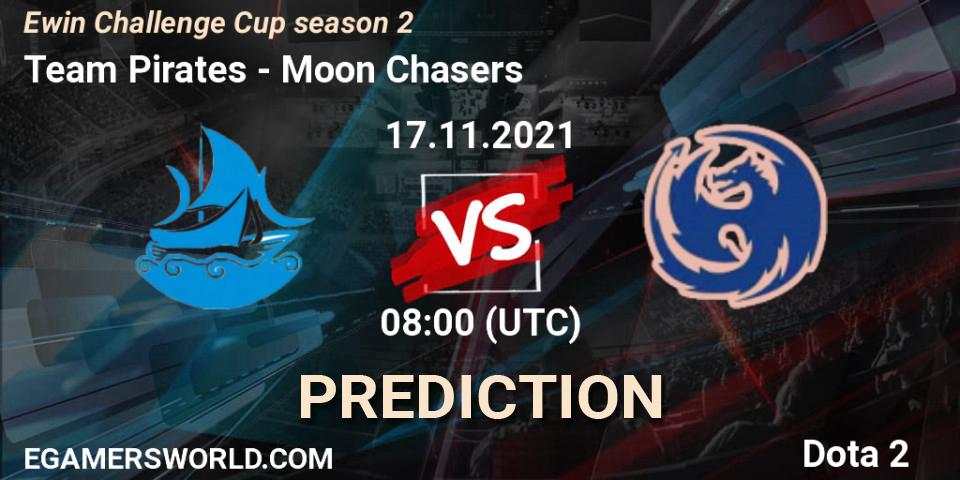 Pronóstico Team Pirates - Moon Chasers. 17.11.2021 at 08:39, Dota 2, Ewin Challenge Cup season 2