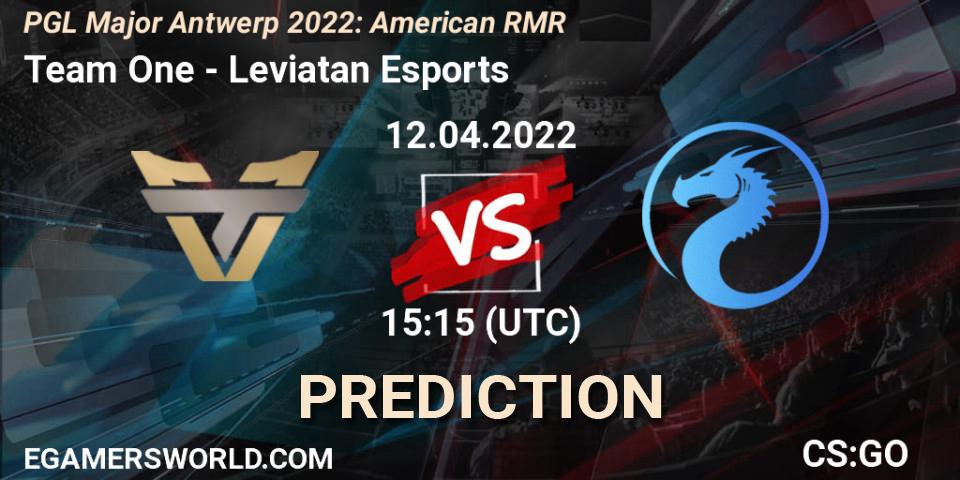 Pronóstico Team One - Leviatan Esports. 12.04.2022 at 15:15, Counter-Strike (CS2), PGL Major Antwerp 2022: American RMR